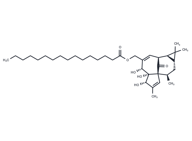 Ingenol 20-palmitate Chemical Structure