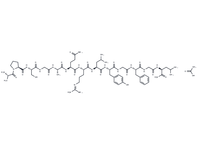 Type A Allatostatin I acetate Chemical Structure