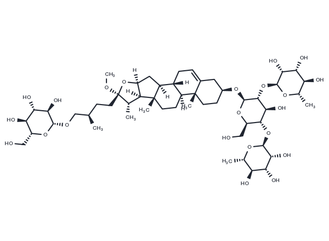 Methyl protodioscin Chemical Structure