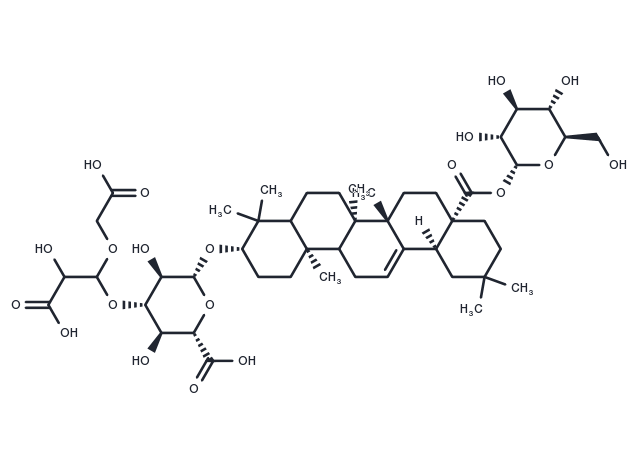 Betavulgaroside III Chemical Structure