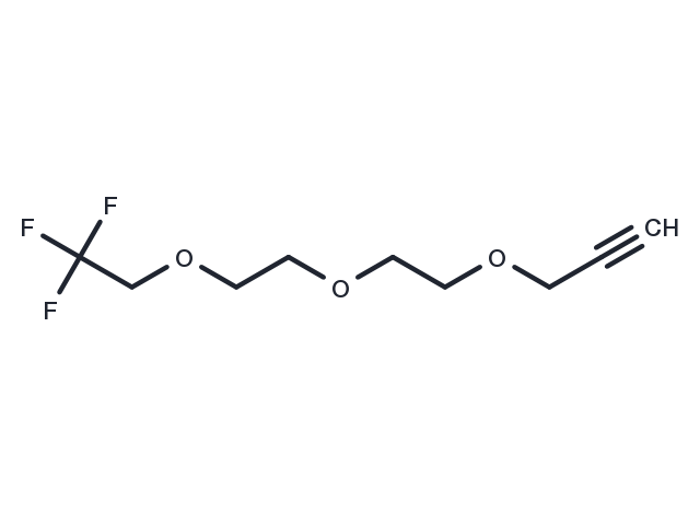 1,1,1-Trifluoroethyl-PEG2-propargyl Chemical Structure