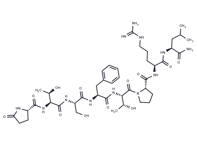 Leucopyrokinin Chemical Structure