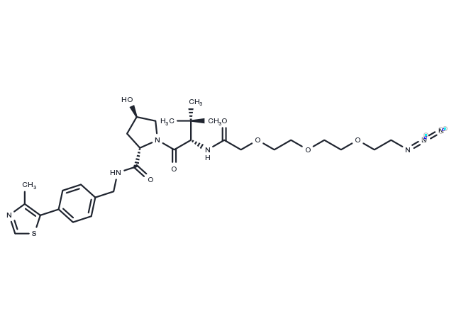 (S,R,S)-AHPC-PEG3-N3 Chemical Structure
