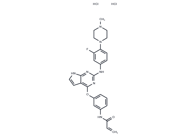 Abivertinib HCl Chemical Structure
