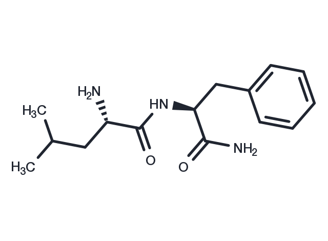 Leucyl-phenylalanine amide Chemical Structure