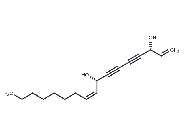 (+)-(3R,8S)-Falcarindiol Chemical Structure