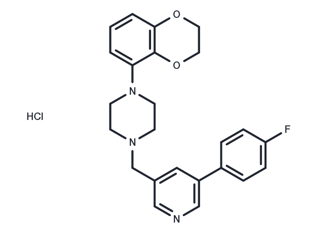 Adoprazine hydrochloride Chemical Structure