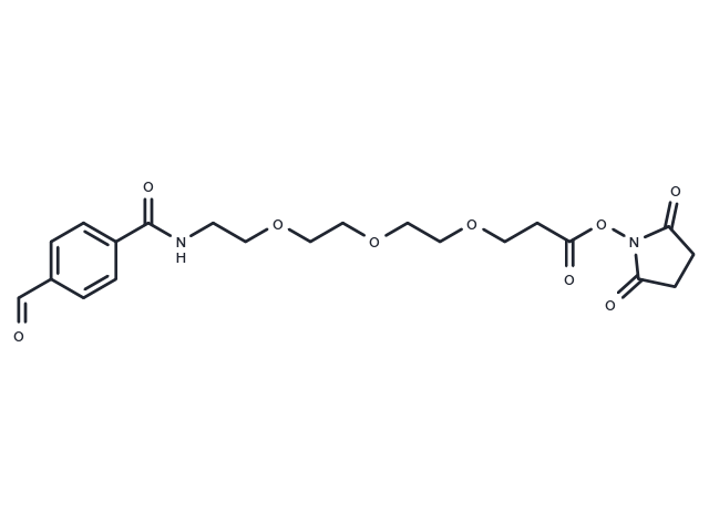Ald-Ph-amido-PEG3-NHS ester Chemical Structure