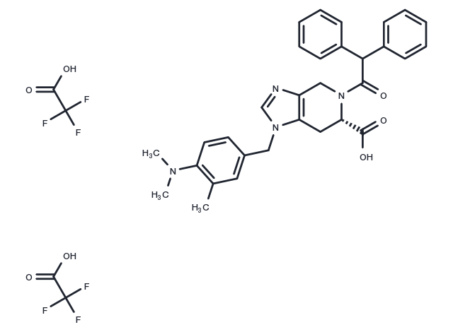 PD 123319 ditrifluoroacetate Chemical Structure