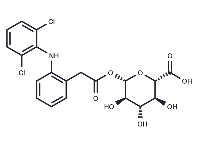 Diclofenac Acyl Glucuronide Chemical Structure