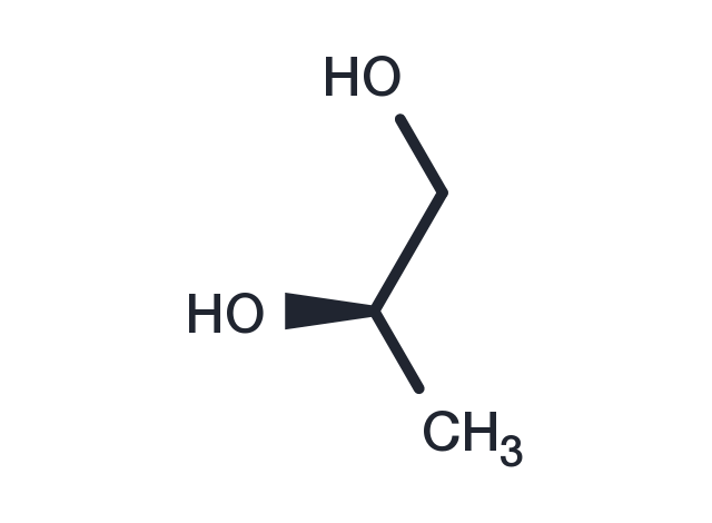 (R)-(-)-1,2-Propanediol Chemical Structure
