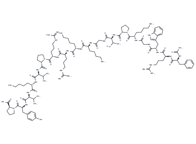 Acetyl-ACTH (7-24) (human, bovine, rat) Chemical Structure