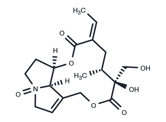 Retrorsine N-oxide Chemical Structure