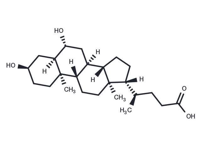 Murideoxycholic Acid Chemical Structure