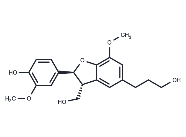 Dihydrodehydrodiconiferyl alcohol Chemical Structure