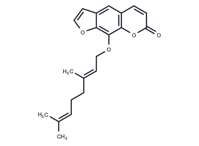 8-Geranyloxypsoralen Chemical Structure