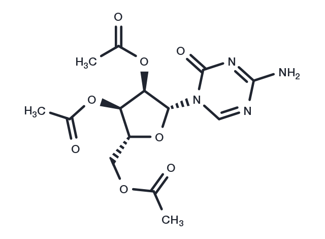 2',3',5'-triacetyl-5-Azacytidine Chemical Structure