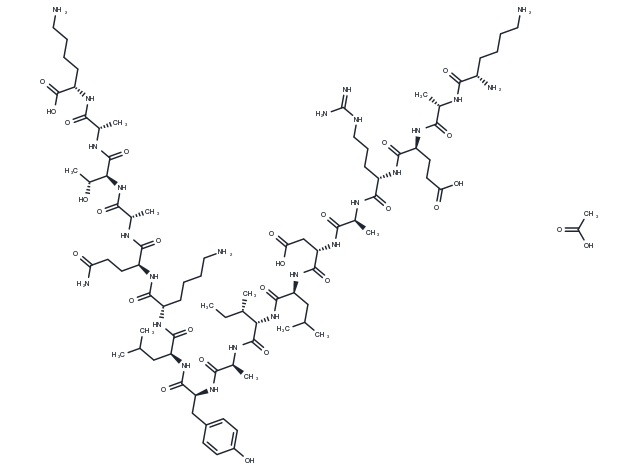 Cytochrome c - pigeon (88-104) Acetate Chemical Structure