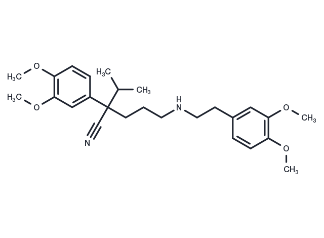 Norverapamil Chemical Structure