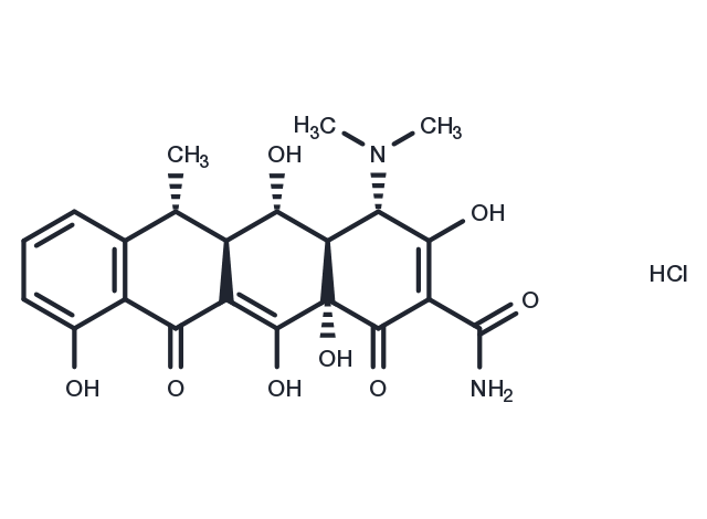 Doxycycline hydrochloride Chemical Structure