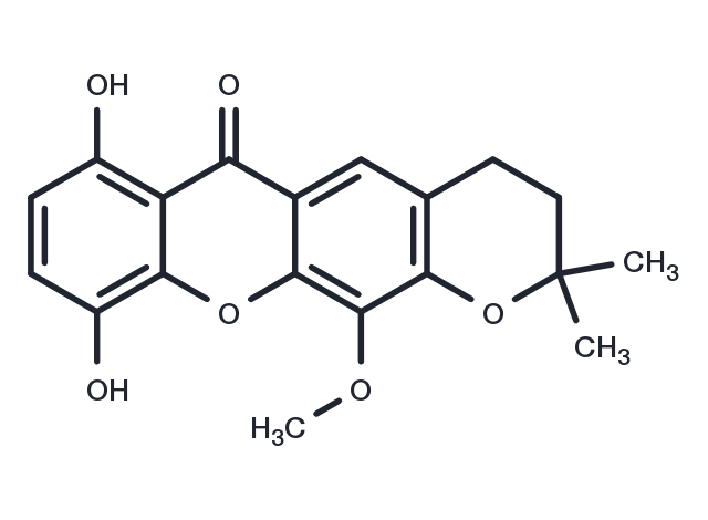 Garcinexanthone A Chemical Structure