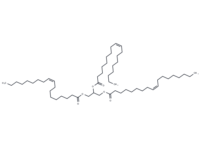 Triolein Chemical Structure