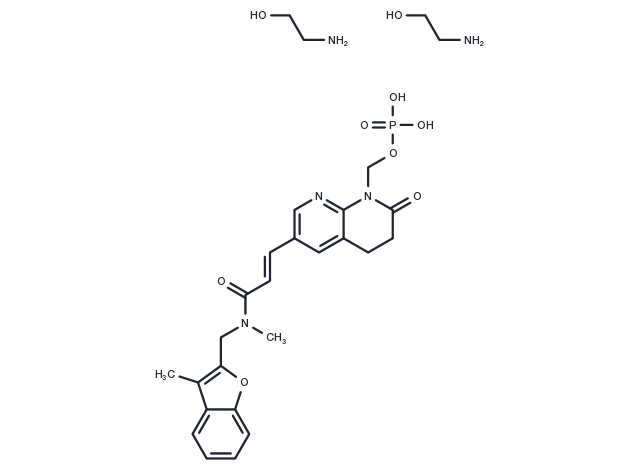 Afabicin diolamine Chemical Structure