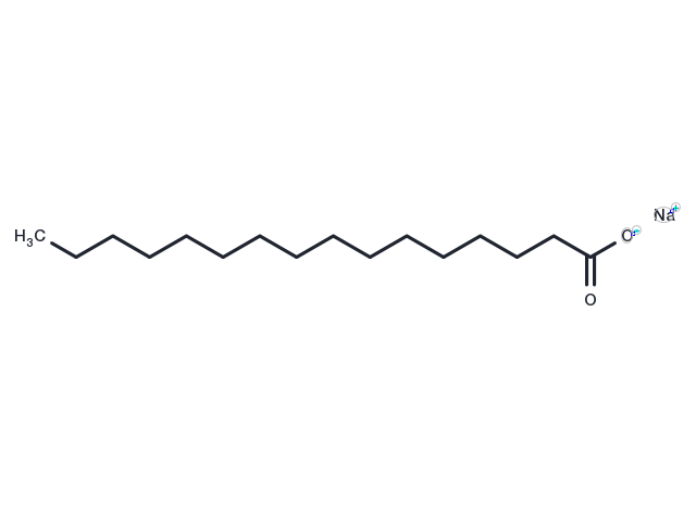 Palmitic acid sodium Chemical Structure