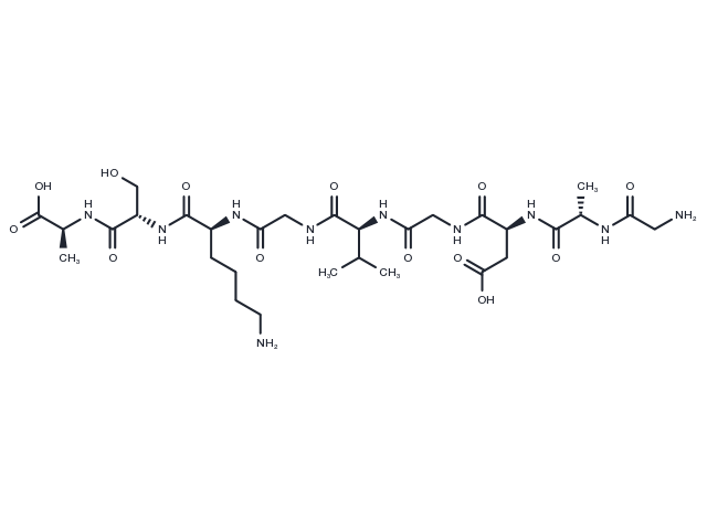 GADGVGKSA Chemical Structure