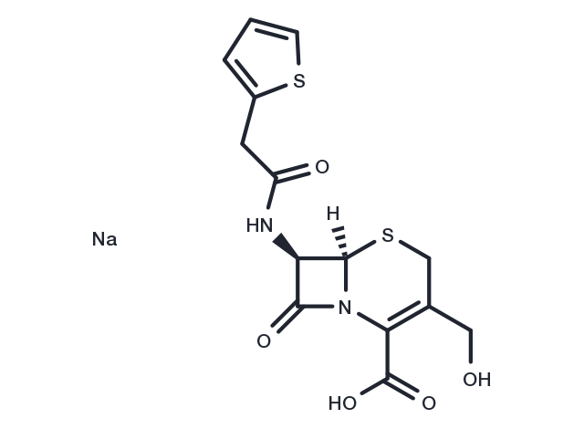 Desacetylcephalothin sodium Chemical Structure