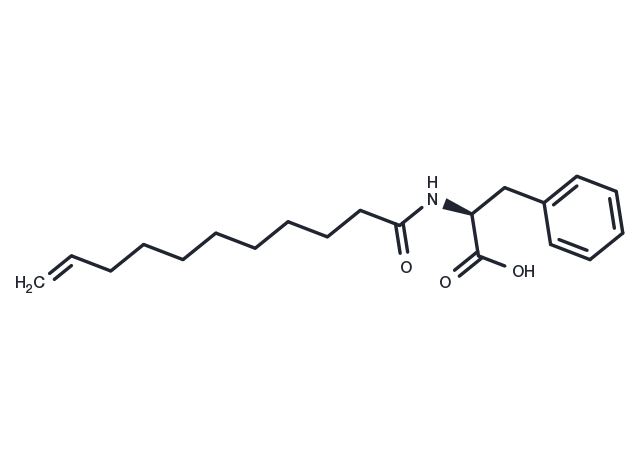 Undecylenoyl phenylalanine Chemical Structure