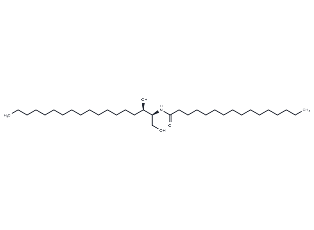 C16 dihydro Ceramide (d18:0/16:0) Chemical Structure