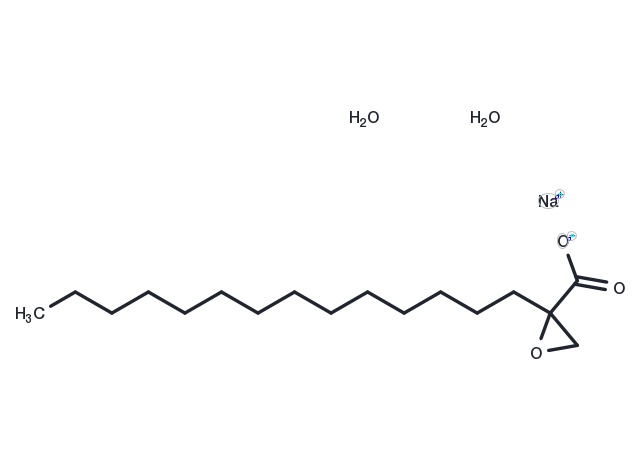 Palmoxirate sodium hydrate Chemical Structure