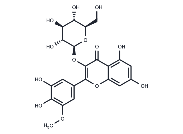 Laricitrin 3-O-glucoside Chemical Structure