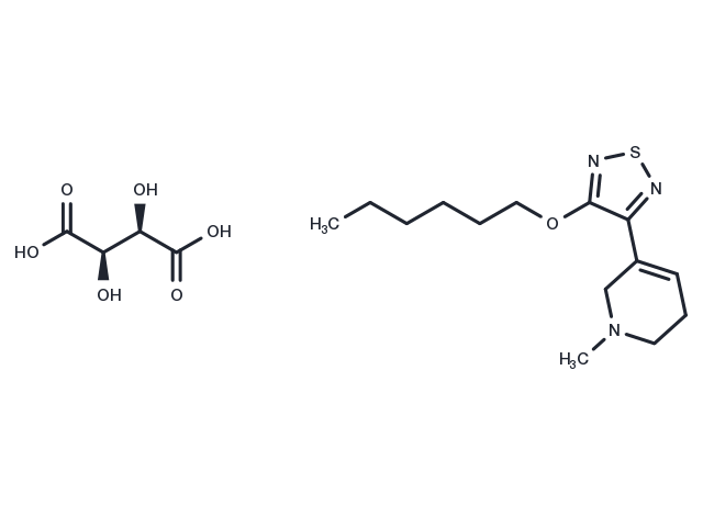 Xanomeline tartrate Chemical Structure