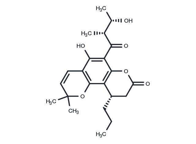Calanolide E Chemical Structure