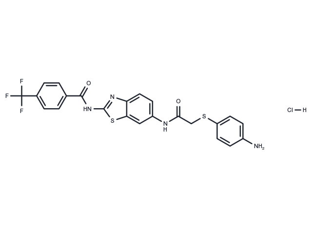 ZM223 hydrochloride (2031177-48-5 free base) Chemical Structure