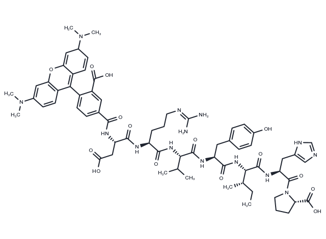 5-Tamra-DRVYIHP Chemical Structure
