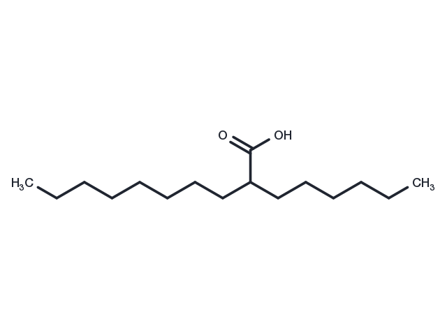 2-Hexyldecanoic acid Chemical Structure