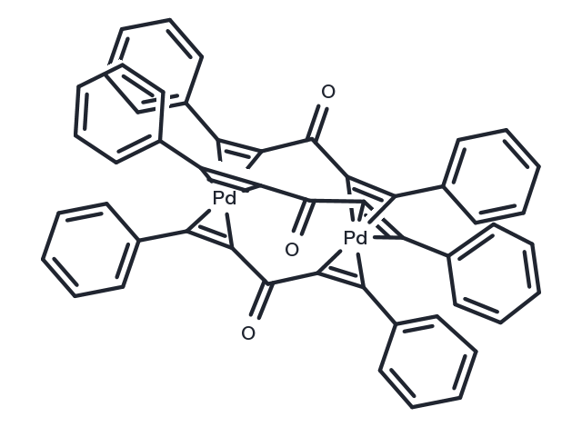 tris(dibenzylideneacetone)dipalladium Chemical Structure