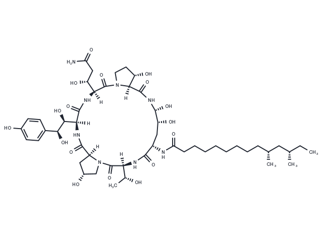 Pneumocandin B0 Chemical Structure