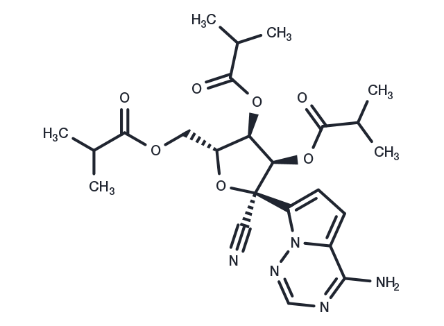 GS-441524 tris-isobutyryl ester Chemical Structure
