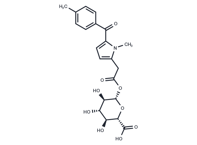 Tolmetin β-D-Glucuronide Chemical Structure