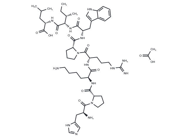 Xenin 8 acetate Chemical Structure
