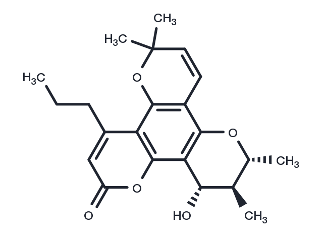 Calanolide A Chemical Structure