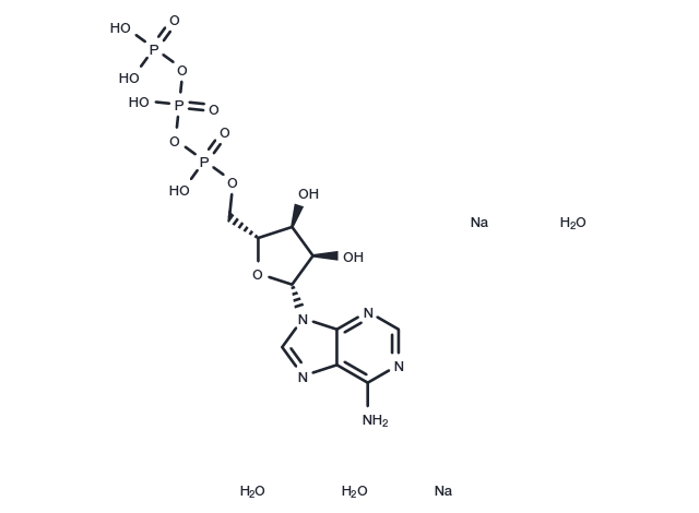 ATP disodium trihydrate Chemical Structure