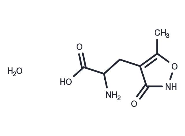 (RS)-AMPA monohydrate Chemical Structure