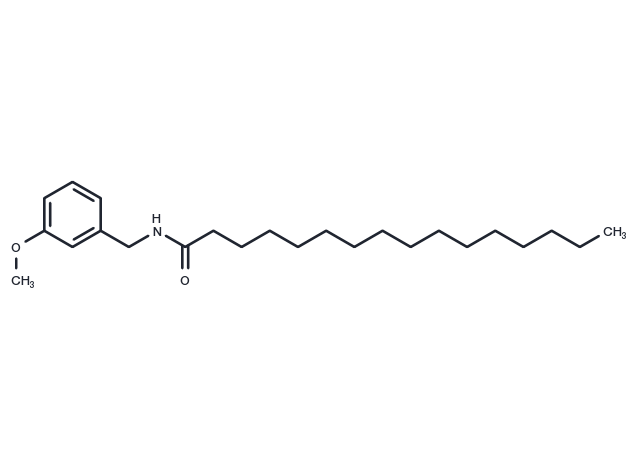 N-(3-Methoxybenzyl)Palmitamide Chemical Structure