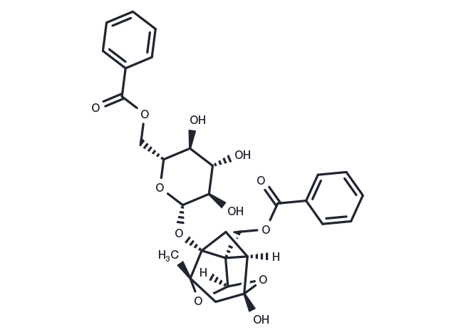 Benzoylpaeoniflorin Chemical Structure