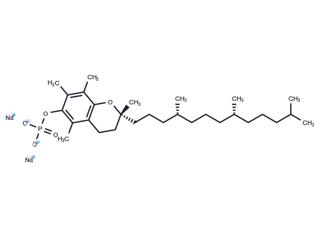 α-Tocopherol phosphate disodium Chemical Structure